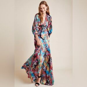 Sachin & Babi Josephine satin maxi dress size 16